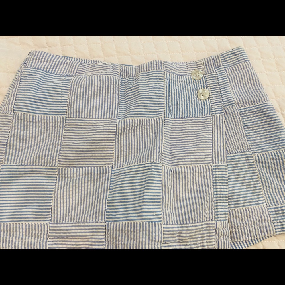Women’s Cape Madras blue/white‎ Skort size 4